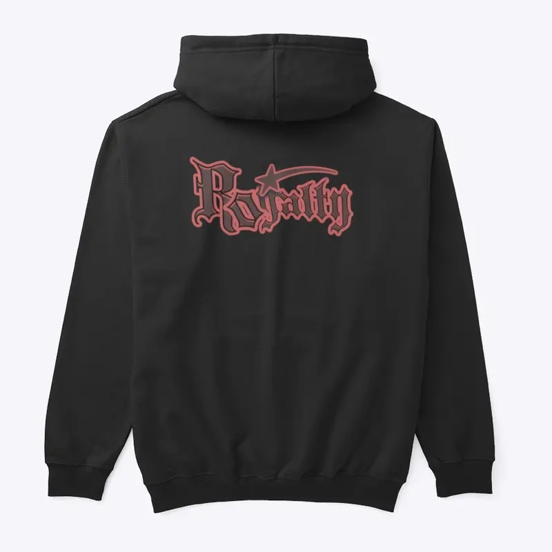 Royalty money skull hoodie (red)