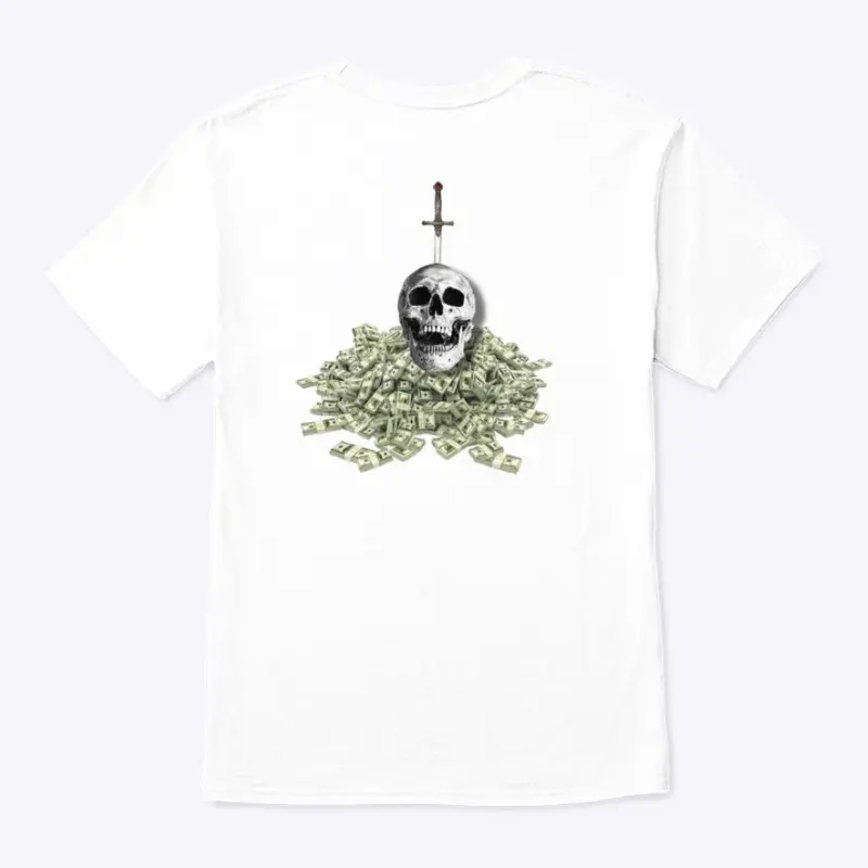 Royalty money skull tee