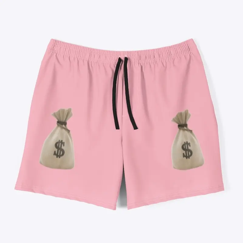 Money bag swim trunks